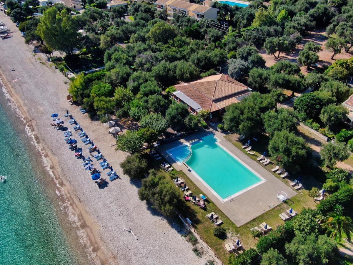 Apartmán Pebbles And Sea At Barbati With Shared Pool Exteriér fotografie